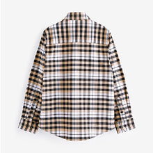 Load image into Gallery viewer, Tan Brown Check Oxford Shirt (3-12yrs)