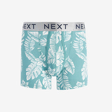 Load image into Gallery viewer, Blue Floral 8 Pack A-Front Boxers