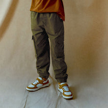 Load image into Gallery viewer, Khaki Green Cargo Trousers (3-12yrs)