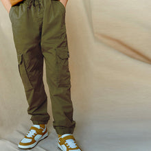 Load image into Gallery viewer, Khaki Green Cargo Trousers (3-12yrs)