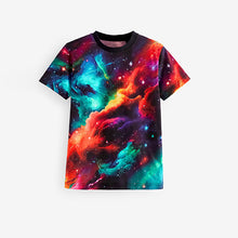 Load image into Gallery viewer, Space Galaxie All-Over Print Short Sleeve T-Shirt (5-12yrs)