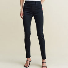 Load image into Gallery viewer, Black Super Stretch Soft Sculpt Pull-On Denim Leggings