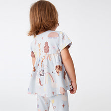 Load image into Gallery viewer, Light Blue Unicorn Cotton T-Shirt (3mths-6yrs)