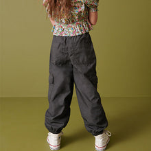 Load image into Gallery viewer, Charcoal Parachute Cargo Cuffed Trousers (3-12yrs)