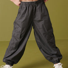 Load image into Gallery viewer, Charcoal Parachute Cargo Cuffed Trousers (3-12yrs)