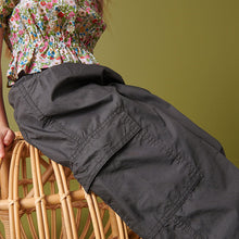 Load image into Gallery viewer, Charcoal Parachute Cargo Cuffed Trousers (3-12yrs)
