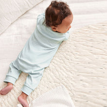 Load image into Gallery viewer, Mint Green I'm New Here Single Sleepsuit (0-9mths)