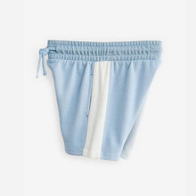 Load image into Gallery viewer, Light Blue Colourblock Sweatshirt And Shorts Set (3mths-6yrs)