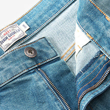 Load image into Gallery viewer, Light Blue Stretch Denim Shorts