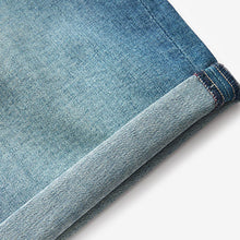 Load image into Gallery viewer, Light Blue Stretch Denim Shorts