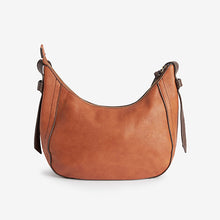 Load image into Gallery viewer, Tan Brown Casual Half Moon Cross-Body Bag