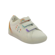 Load image into Gallery viewer, White Rainbow Light-Up Trainers (Older Girls)