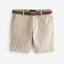 Load image into Gallery viewer, Stone Belted Chino Shorts