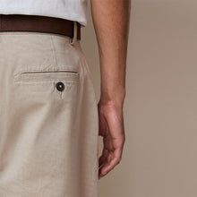 Load image into Gallery viewer, Stone Belted Chino Shorts