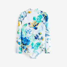 Load image into Gallery viewer, Ecru White Long Sleeved Swimsuit (3-12yrs)