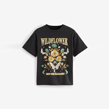 Load image into Gallery viewer, Charcoal Grey Oversized Graphic T-Shirt (6yrs)