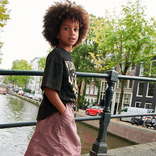 Load image into Gallery viewer, Charcoal Grey Oversized Graphic T-Shirt (6yrs)