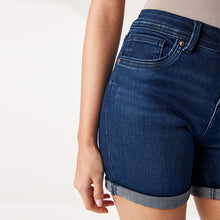 Load image into Gallery viewer, Inky Blue Denim Denim Boy Short