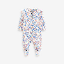 Load image into Gallery viewer, Red/Blue Baby Sleepsuit 4 Pack (0-18mths)