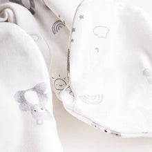 Load image into Gallery viewer, Monochrome Monochrome Bear Baby Sleepsuits 3 Pack (0-2yrs)