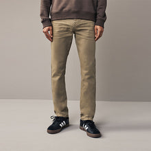 Load image into Gallery viewer, Tan Brown Slim Fit Coloured Stretch Jeans