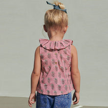 Load image into Gallery viewer, Pink Frill Collar Blouse (3mths-6yrs)