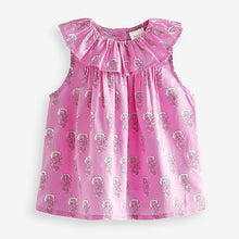 Load image into Gallery viewer, Pink Frill Collar Blouse (3mths-6yrs)