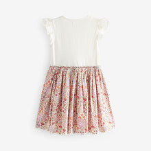 Load image into Gallery viewer, Pink/White Floral Skirt Dress (3-12yrs)