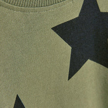 Load image into Gallery viewer, Khaki/Blue Star 3 Pack Short Pyjamas (12mths-6yrs)
