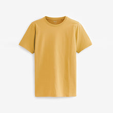 Load image into Gallery viewer, Mustard Slim Fit Essential Crew Neck T-Shirt