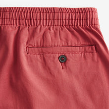 Load image into Gallery viewer, Red Stretch Chino Shorts