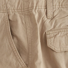 Load image into Gallery viewer, Stone Natural 100% Cotton Cargo Shorts