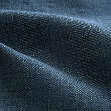 Load image into Gallery viewer, Mid Blue Straight Fit Stretch Denim Shorts