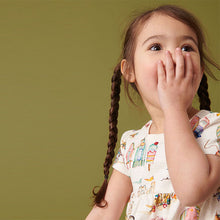 Load image into Gallery viewer, Cream Bunny Holiday Cotton T-Shirt (3mths-6yrs)