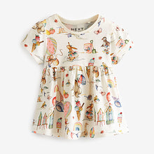 Load image into Gallery viewer, Cream Bunny Holiday Cotton T-Shirt (3mths-6yrs)