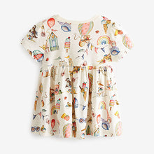 Load image into Gallery viewer, Cream Bunny Holiday Cotton T-Shirt (3mths-6yrs)
