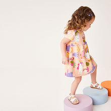 Load image into Gallery viewer, Pink Short Sleeve Cotton Jersey Dress (3mths-6yrs)