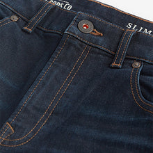 Load image into Gallery viewer, Blue Deep Slim Fit Vintage Stretch Authentic Jeans