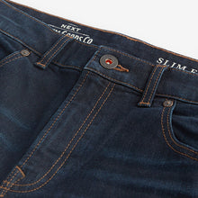 Load image into Gallery viewer, Blue Deep Slim Fit Vintage Stretch Authentic Jeans