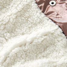 Load image into Gallery viewer, Toffee Pink Shower Resistant Faux Fur Trim Padded Coat (3-12yrs)