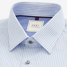 Load image into Gallery viewer, Blue/Blue Stripe Regular Fit Trimmed Shirts 2 Pack