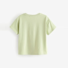 Load image into Gallery viewer, Green Crochet Butterfly T-Shirt (3-12yrs)