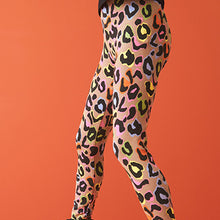 Load image into Gallery viewer, Neutral Bright Animal Print Leggings (3-12yrs)
