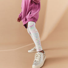 Load image into Gallery viewer, Pastel Pink Heart Tie Dye Printed Leggings (3-12yrs)