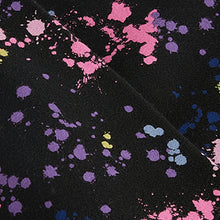 Load image into Gallery viewer, Black/Pink/Blue Splat Printed Leggings (3-12yrs)