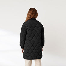 Load image into Gallery viewer, Longline Quilted Padded Coat (3-12yrs)