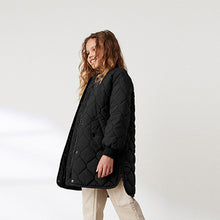 Load image into Gallery viewer, Longline Quilted Padded Coat (3-12yrs)