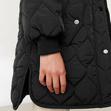 Load image into Gallery viewer, Longline Quilted Padded Coat (3-12yrs)