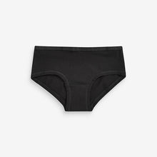 Load image into Gallery viewer, Black Elastic Trim Hipster Briefs 10 Pack (2-12yrs)