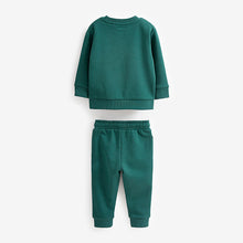 Load image into Gallery viewer, Green Jersey Sweatshirt And Joggers Set (3mths-6yrs)